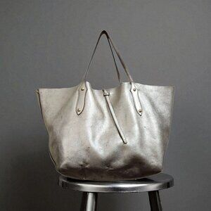 Annabel Ingall Isabella Large Metallic Leather Tote